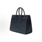 Yves Saint Laurent YSL Sac De Jour Large capacity cowhide single-shoulder crossbody handbag for women in blue